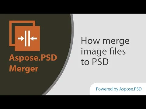 여러 이미지 파일을 PSD, PDF로 병합하는 방법에 대한 비디오